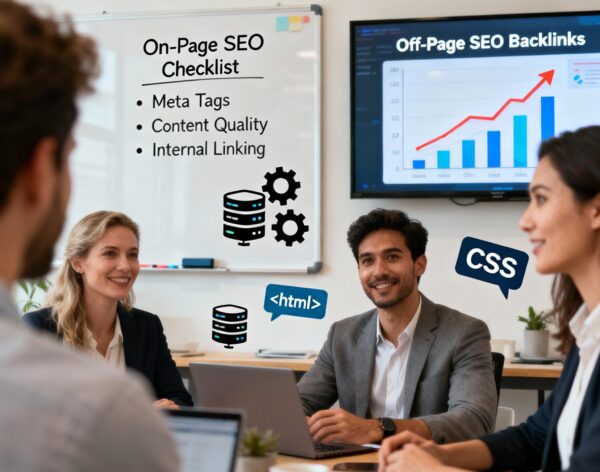 SEO (On-page, Off-page, Technical)