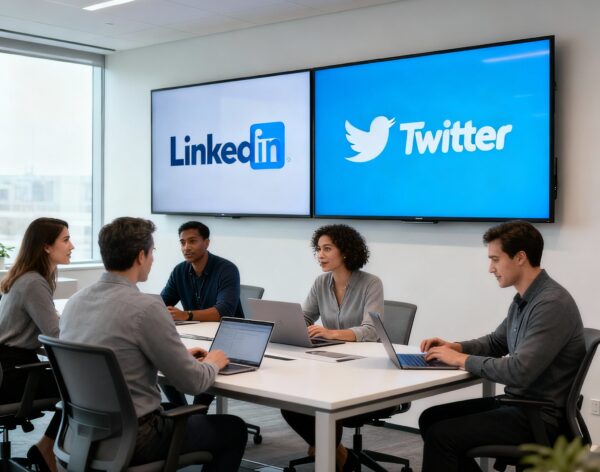 linkedin and twitter ads