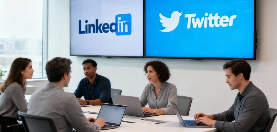 linkedin and twitter ads
