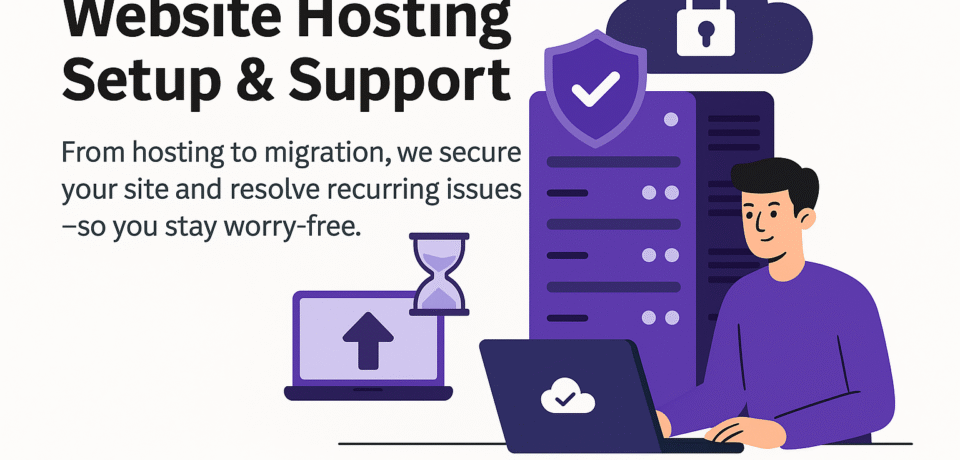 website hosting set up and support